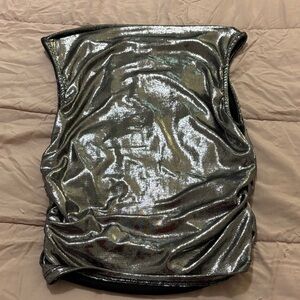 Forever 21 Shimmering Silver Camisole